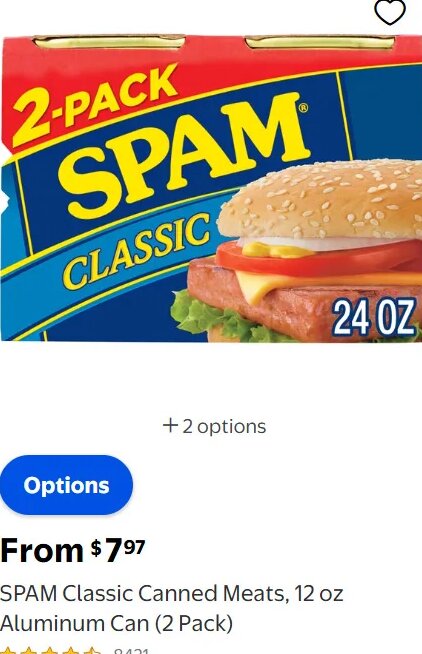 SPAM Classic Canned Meats at Walmart