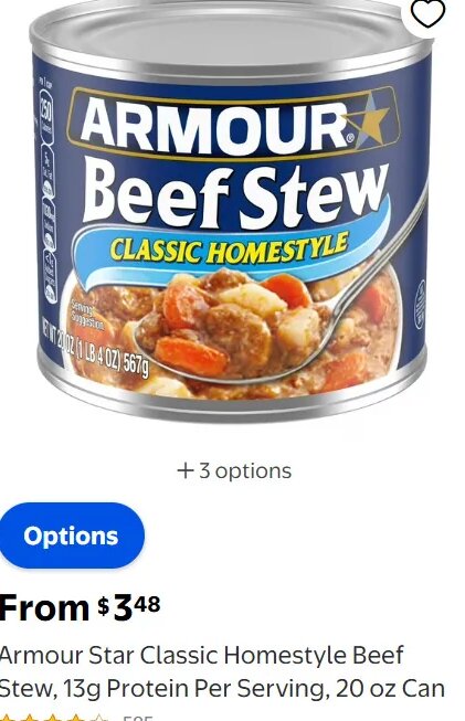 Armour Star Classic Homestyle Beef Stew