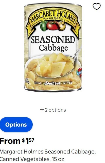 Margaret Holmes Seasoned Cabbage