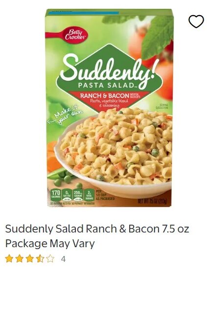 Suddenly Salad Ranch & Bacon