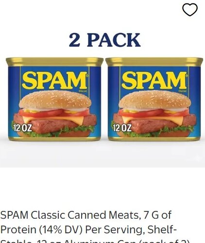 SPAM Classic Canned Meats