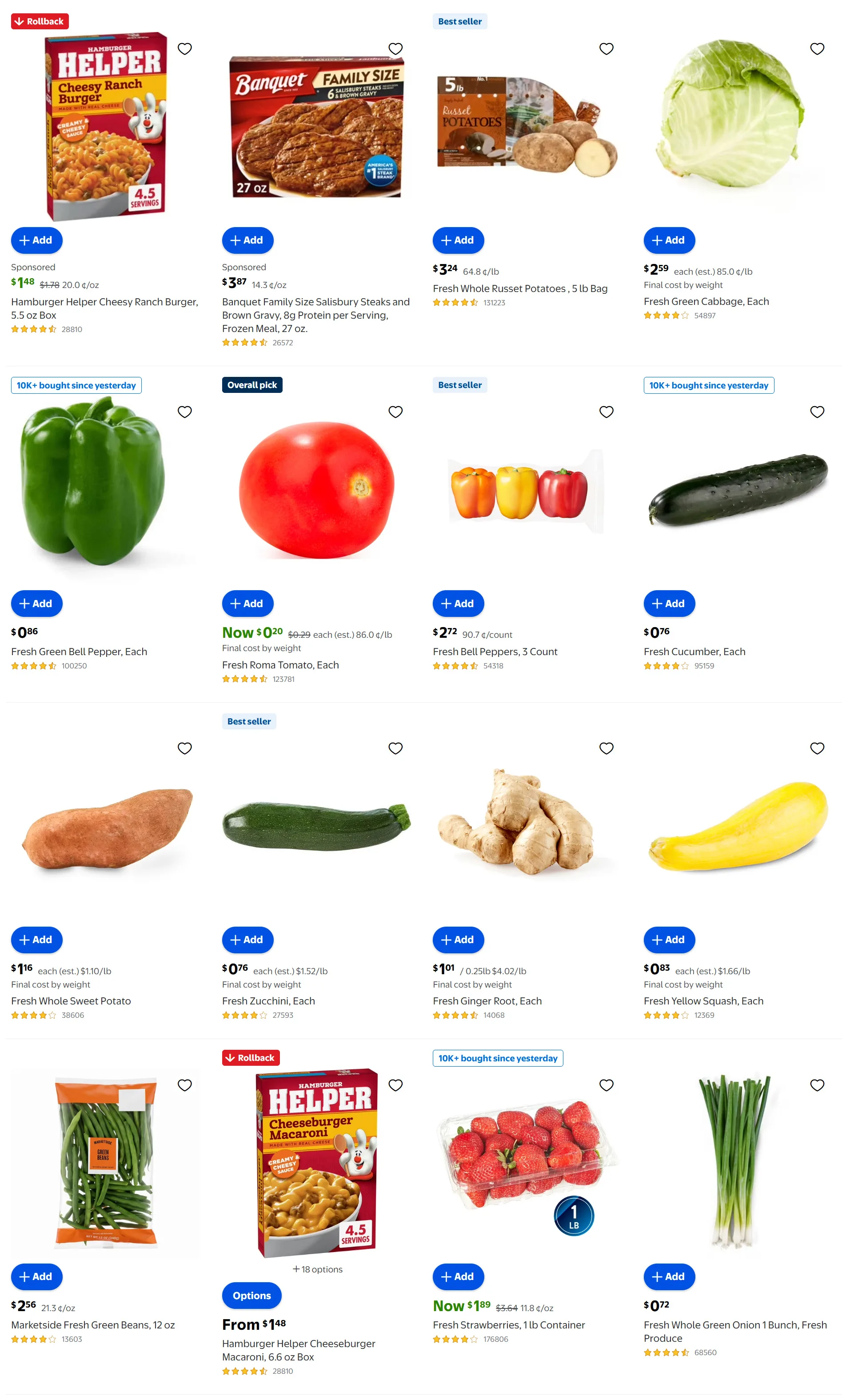 Walmart Grocery Weekly Ad Page 1