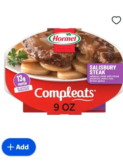Hormel Compleats Salisbury Steak