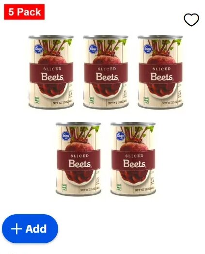 Kroger Sliced Beets