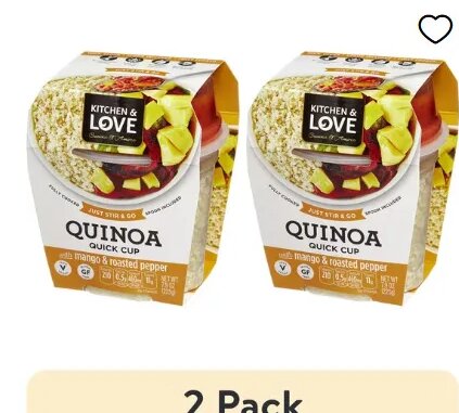 Kitchen & Love Quinoa Cup Mango & Roasted Pepper