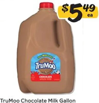TruMoo Chocolate Milk at Winn-Dixie