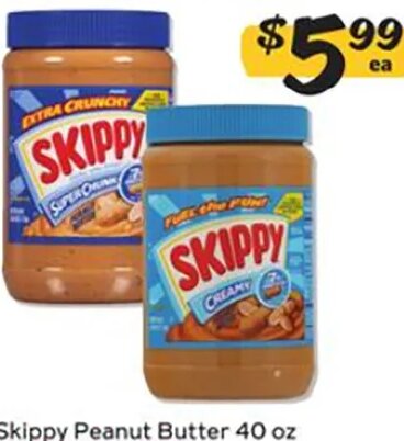 Skippy Peanut Butter at Winn-Dixie