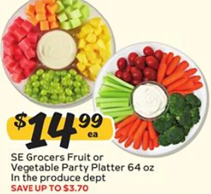 SE Grocers Fruit or Vegetable Party Platter
