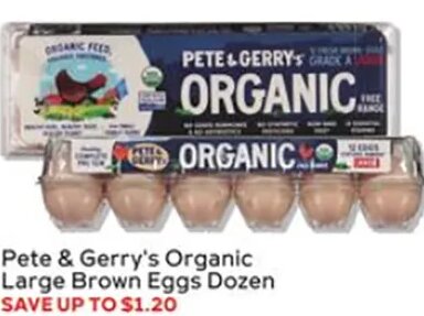 Pete & Gerry's Organic Large Brown Eggs