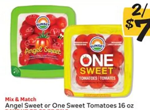 Angel Sweet or One Sweet Tomatoes at Winn-Dixie