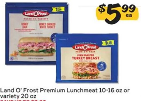Land O' Frost Premium Lunchmeat at Winn-Dixie