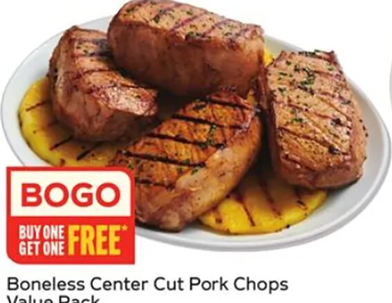 Boneless Center Cut Pork Chops
