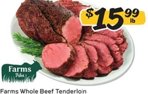 Farms Whole Beef Tenderloin