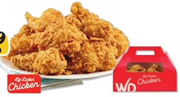 8 Pc Lip Lickin' Mixed Baked or Fried Chicken
