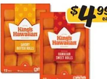 King's Hawaiian Dinner Rolls