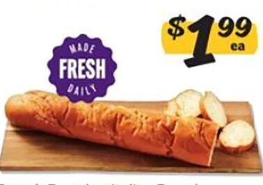 French Bread or Italian Bread