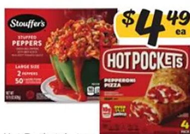 Hot Pocket or Stouffer's Entrées at Winn-Dixie