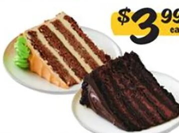 Gourmet Cake Slices