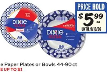 Dixie Paper Plates or Bowls