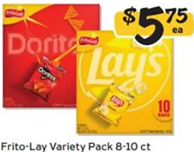 Frito-Lay Variety Pack 8-10 ct