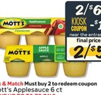Mott's Applesauce 6 ct