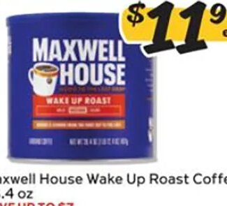 Maxwell House Wake Up Roast Coffee 28.4 oz
