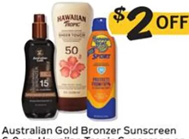 Australian Gold Bronzer Sunscreen