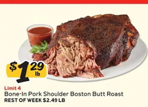 Bone-In Pork Shoulder Boston Butt Roast at Winn-Dixie