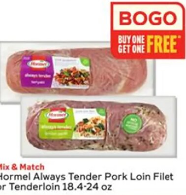Hormel Always Tender Pork Loin Filet or Tenderloin