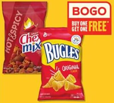 Chex Mix, Bugles or Gardettos 7-8.7 oz