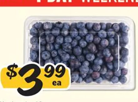 Blueberries at Winn-Dixie