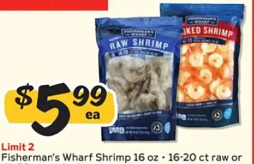 Fisherman's Wharf Shrimp at Winn-Dixie