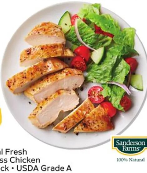100% All Natural Fresh Boneless Skinless Chicken Breast Value Pack