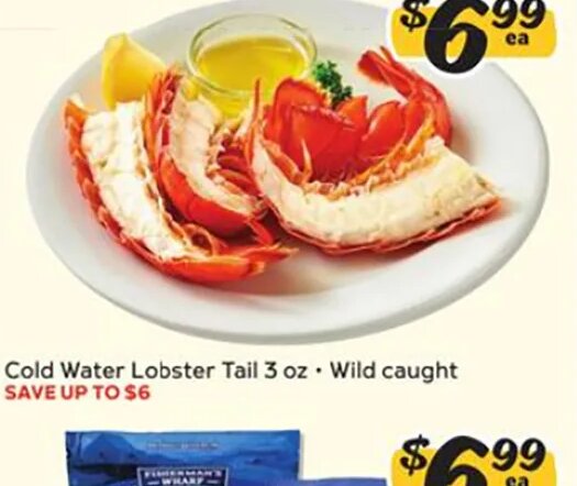 Cold Water Lobster Tail 3 oz