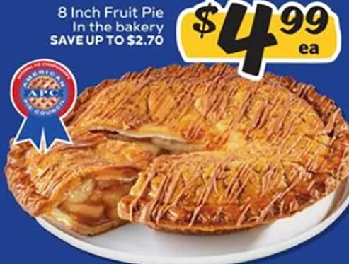 8 Inch Fruit Pie