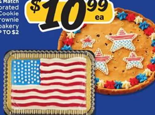 12 Inch Hand Decorated Message Cookie or Brownie at Winn-Dixie