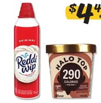 Halo Top Ice Cream or Reddi-wip Whipped Topping at Winn-Dixie