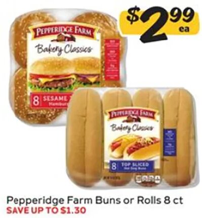 Pepperidge Farm Buns or Rolls