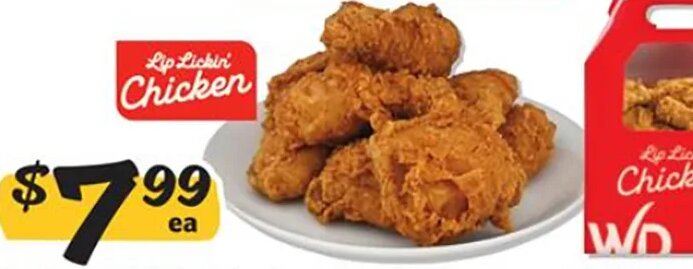 Lip Lickin' 10 Pc Baked or Fried Chicken Legs & Thighs