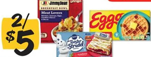 Eggo Waffles, Pillsbury Toaster Strudel or Donuts, Jimmy Dean Breakfast Bowls at Winn-Dixie