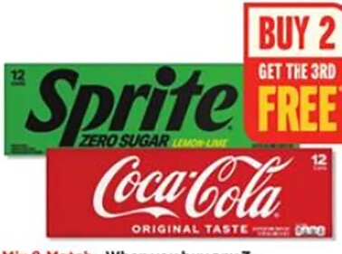 Coca-Cola Products 12 oz cans