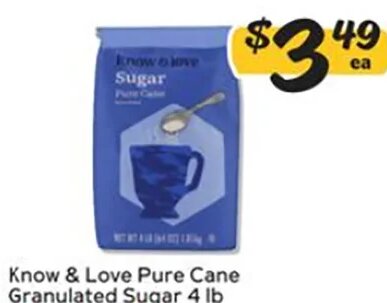 Know & Love Pure Cane Granulated Sugar